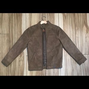 A  EMPORIO COLLEZIONE  Suede Leather size S jacket